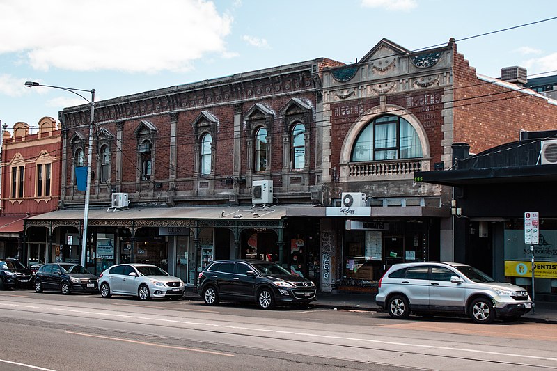 File:Heritage buildings on Sydney Road, Brunswick.jpg